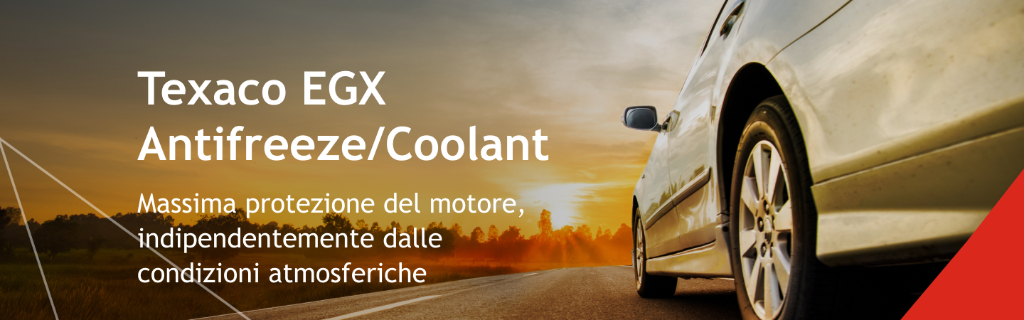 Texaco EGX Antifreeze/Coolant - Massima protezione del motore, indipendentemente dalle condizioni atmosferiche 